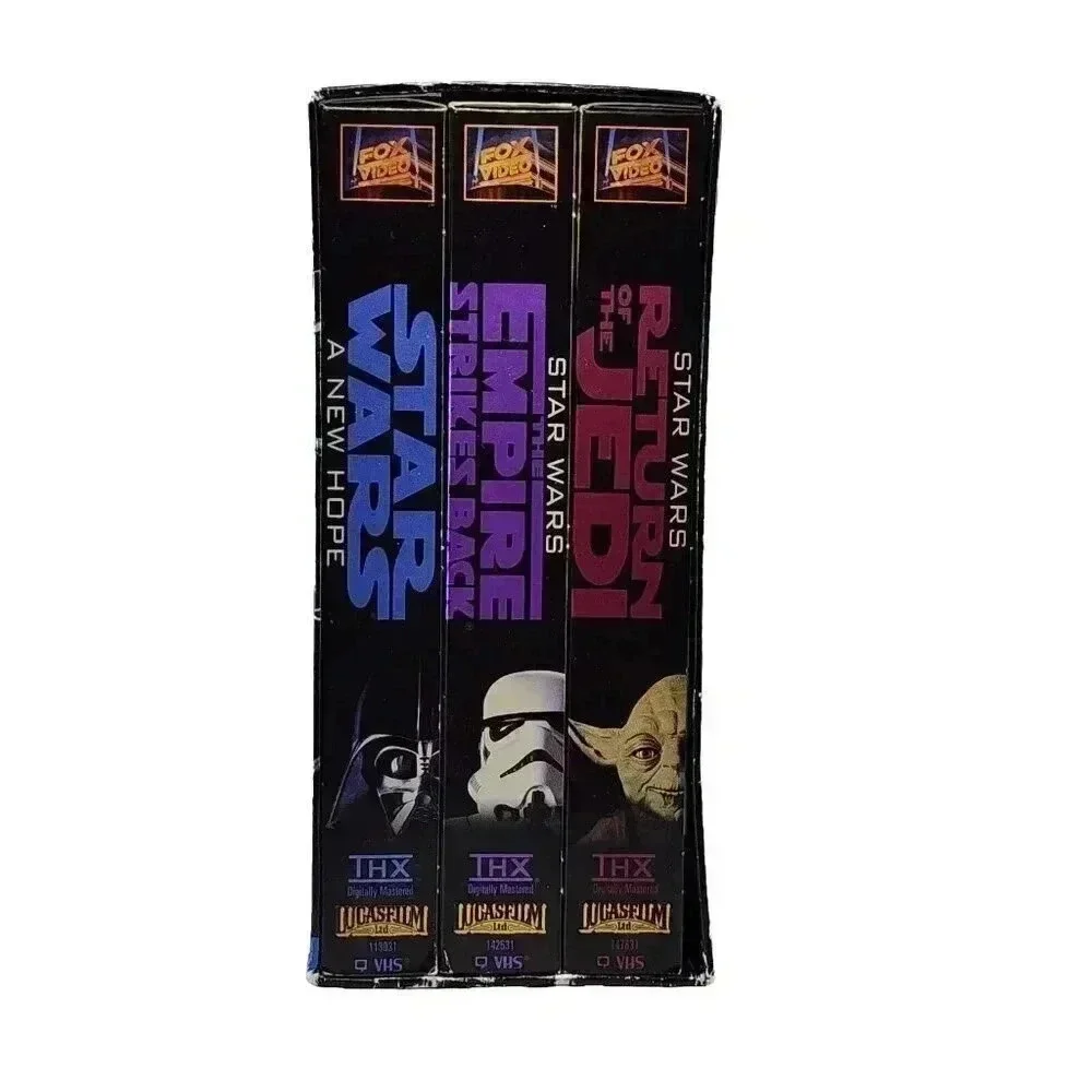 Star Wars Trilogy Giftpack VHS 1995 Video Cassette Movie Space
